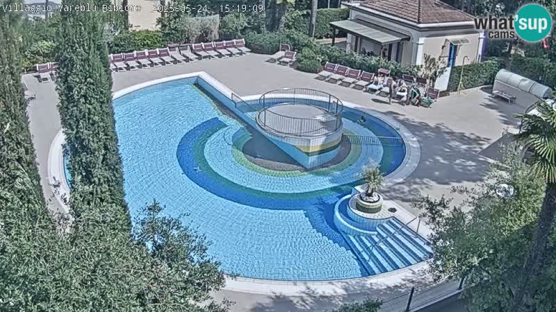 Villaggio Mare Blu Pool LIVE-Webcam Bibione Pineda – Italien