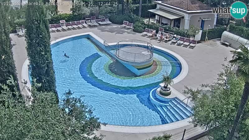 Piscina Villaggio Mare Blu webcam LIVE Bibione Pineda – Italia