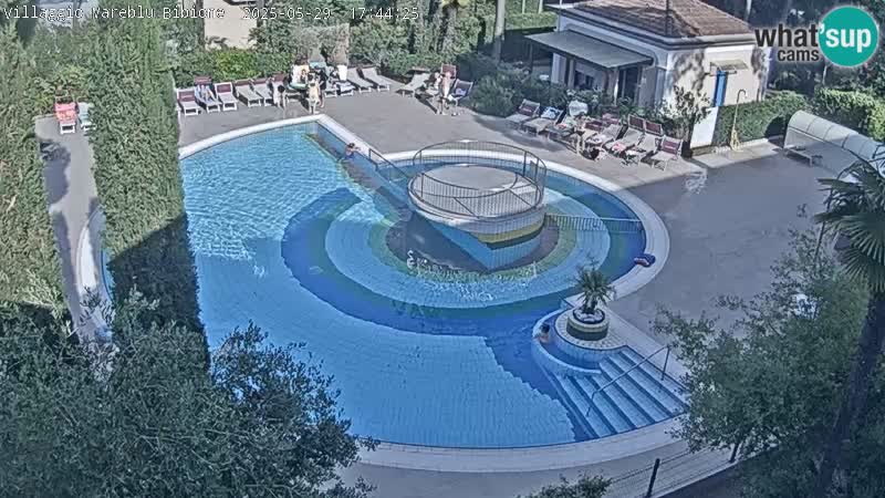 Villaggio Mare Blu Pool LIVE-Webcam Bibione Pineda – Italien