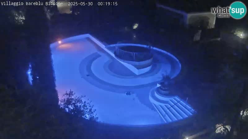 Villaggio Mare Blu bazen UŽIVO web kamera Bibione Pineda – Italija