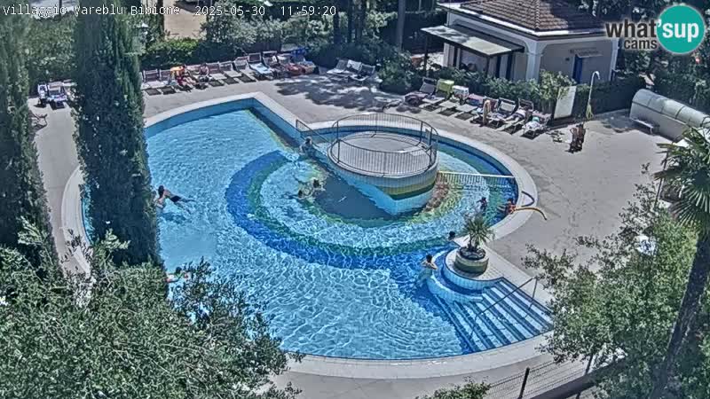Villaggio Mare Blu Pool LIVE-Webcam Bibione Pineda – Italien