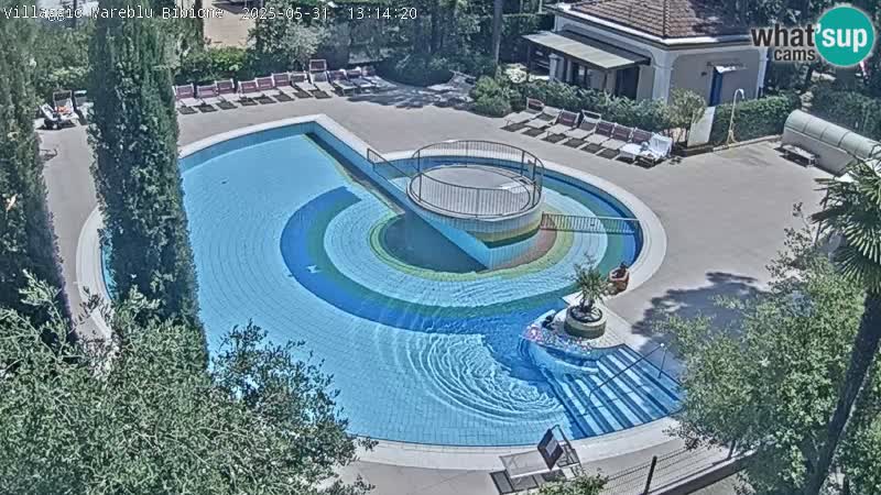 Villaggio Mare Blu Pool LIVE-Webcam Bibione Pineda – Italien