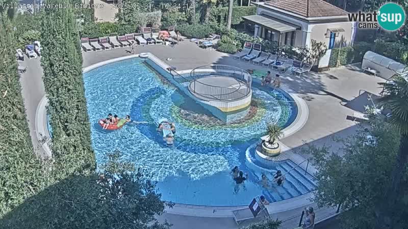 Villaggio Mare Blu Pool LIVE-Webcam Bibione Pineda – Italien