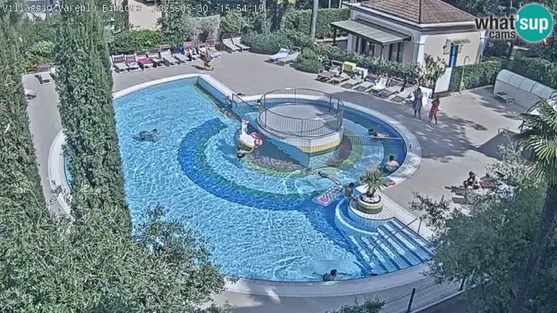 Villaggio Mare Blu piscine LIVE webcam Bibione Pineda – Italie