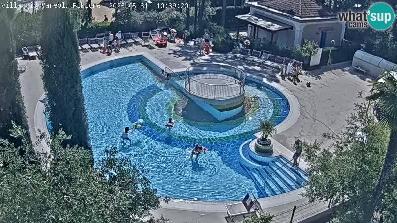 Villaggio Mare Blu Pool LIVE-Webcam Bibione Pineda – Italien