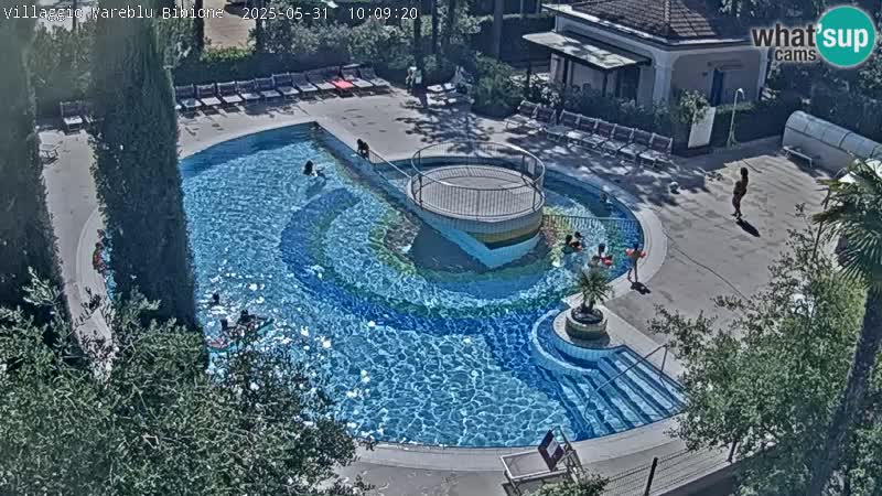 Villaggio Mare Blu Pool LIVE-Webcam Bibione Pineda – Italien