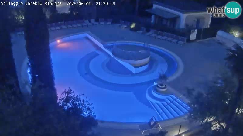 Villaggio Mare Blu piscine LIVE webcam Bibione Pineda – Italie