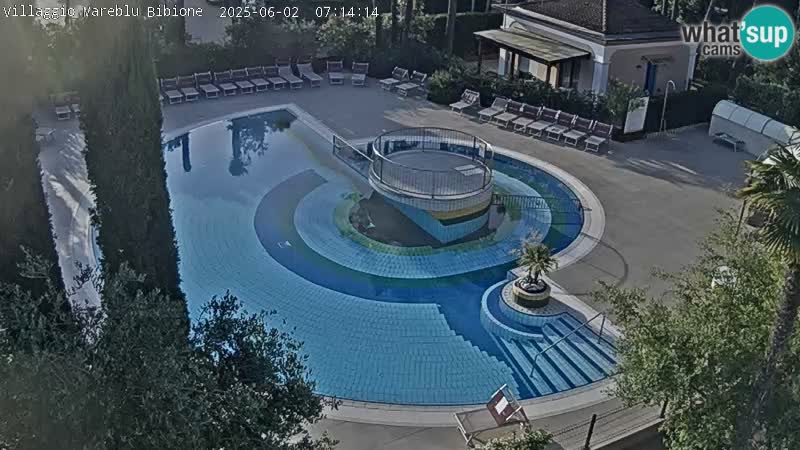 Piscina Villaggio Mare Blu webcam LIVE Bibione Pineda – Italia