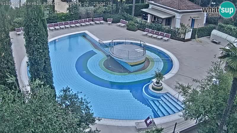 Piscina Villaggio Mare Blu webcam LIVE Bibione Pineda – Italia