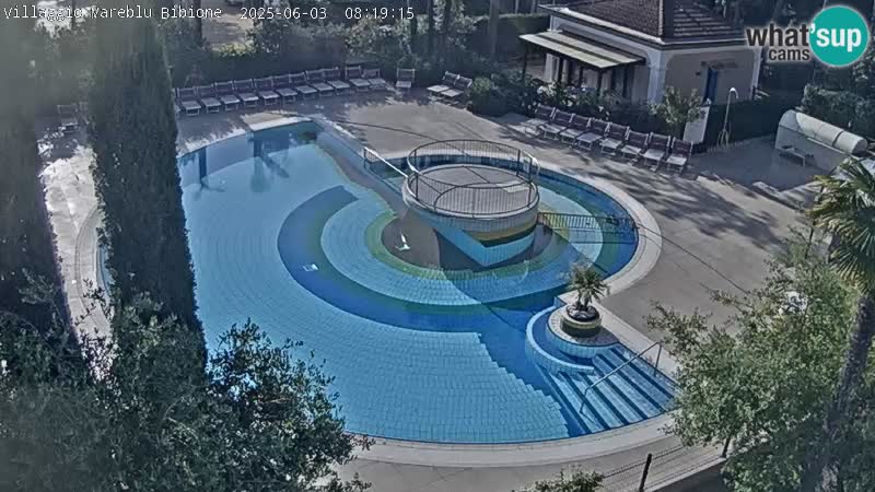 Piscina Villaggio Mare Blu EN VIVO webcam Bibione Pineda – Italia