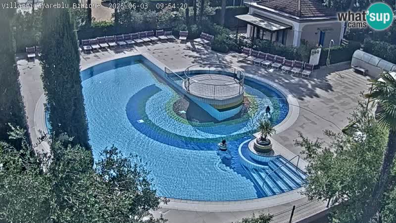 Villaggio Mare Blu piscine LIVE webcam Bibione Pineda – Italie