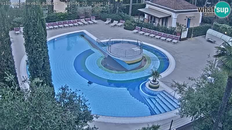 Villaggio Mare Blu pool LIVE webcam Bibione Pineda – Italy