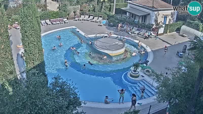 Villaggio Mare Blu pool LIVE webcam Bibione Pineda – Italy
