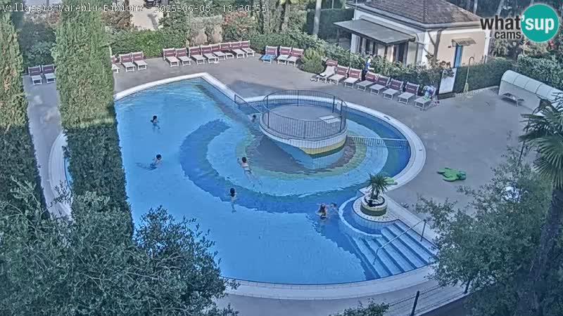 Villaggio Mare Blu Pool LIVE-Webcam Bibione Pineda – Italien