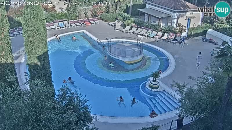 Villaggio Mare Blu pool LIVE webcam Bibione Pineda – Italy