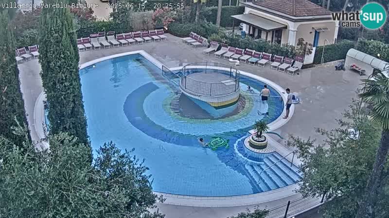 Villaggio Mare Blu pool LIVE webcam Bibione Pineda – Italy