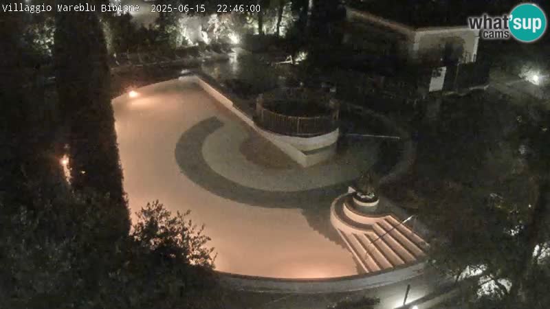 Villaggio Mare Blu bazen Spletna kamera V živo Bibione Pineda – Italija