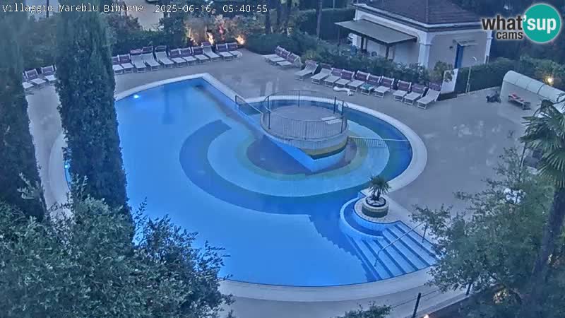 Piscina Villaggio Mare Blu webcam LIVE Bibione Pineda – Italia