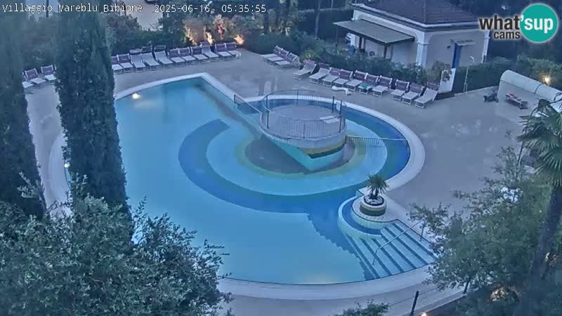 Piscina Villaggio Mare Blu EN VIVO webcam Bibione Pineda – Italia