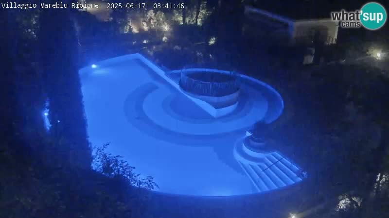 Villaggio Mare Blu bazen UŽIVO web kamera Bibione Pineda – Italija