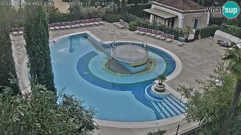 Villaggio Mare Blu piscine LIVE webcam Bibione Pineda – Italie