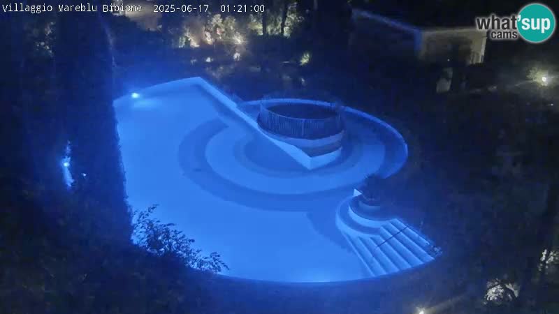 Villaggio Mare Blu bazen UŽIVO web kamera Bibione Pineda – Italija