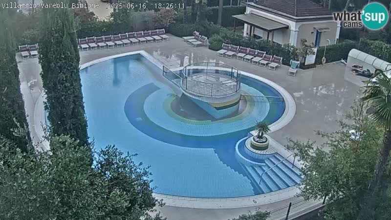 Villaggio Mare Blu piscine LIVE webcam Bibione Pineda – Italie