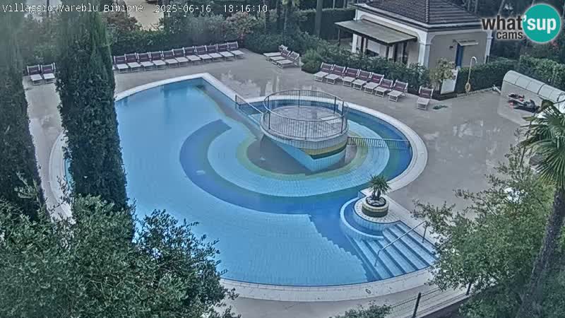 Villaggio Mare Blu piscine LIVE webcam Bibione Pineda – Italie