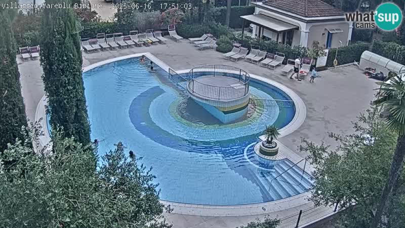 Piscina Villaggio Mare Blu EN VIVO webcam Bibione Pineda – Italia