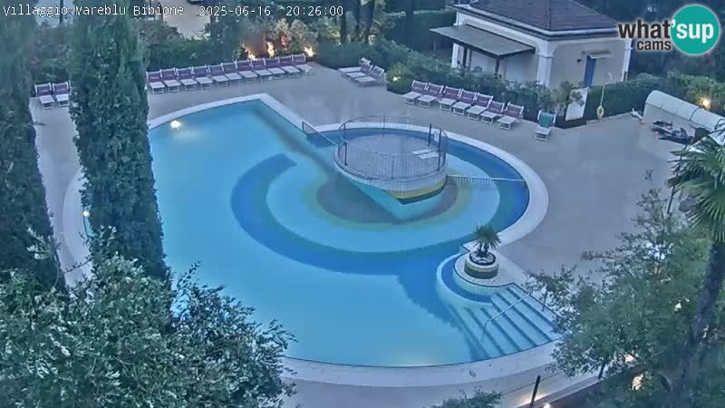 Villaggio Mare Blu Pool LIVE-Webcam Bibione Pineda – Italien