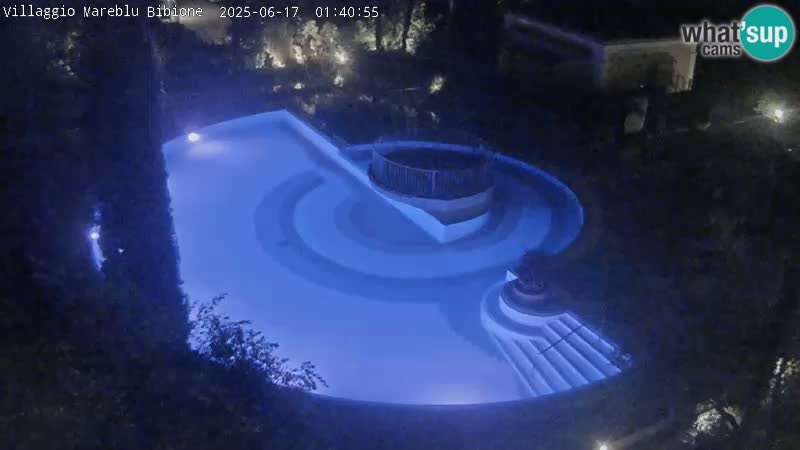 Villaggio Mare Blu bazen Spletna kamera V živo Bibione Pineda – Italija