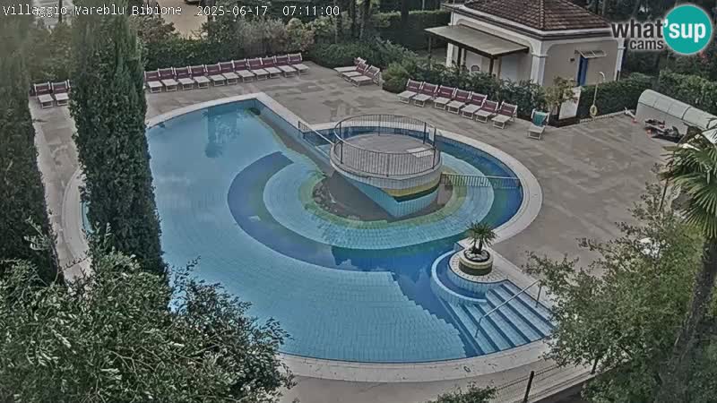 Villaggio Mare Blu pool LIVE webcam Bibione Pineda – Italy