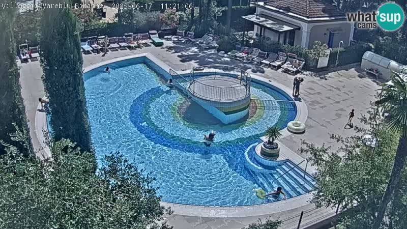 Piscina Villaggio Mare Blu EN VIVO webcam Bibione Pineda – Italia