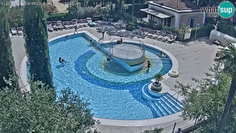 Villaggio Mare Blu Pool LIVE-Webcam Bibione Pineda – Italien