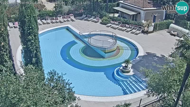 Villaggio Mare Blu pool LIVE webcam Bibione Pineda – Italy