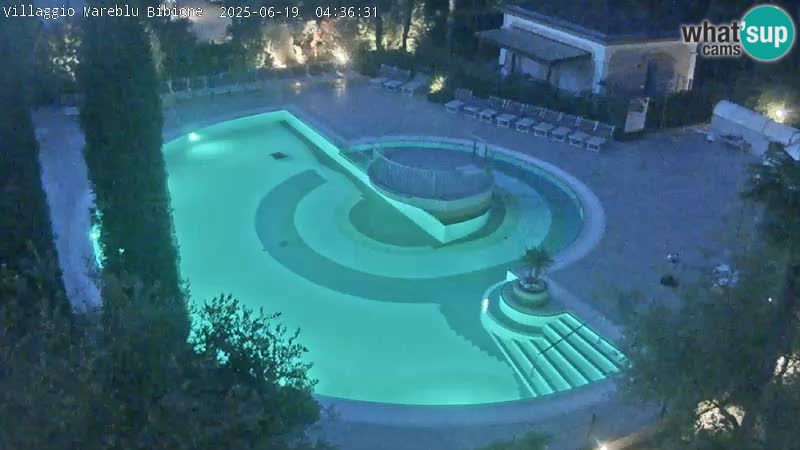 Villaggio Mare Blu piscine LIVE webcam Bibione Pineda – Italie