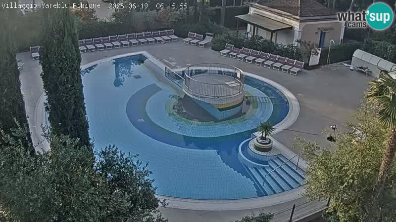 Villaggio Mare Blu pool LIVE webcam Bibione Pineda – Italy