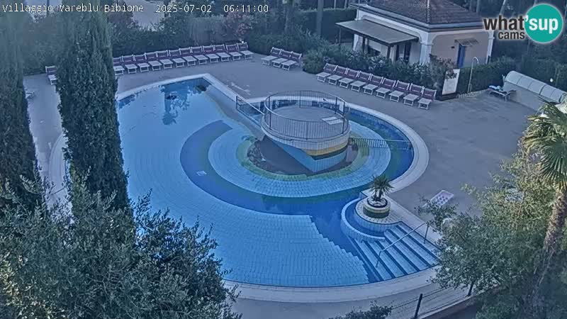 Villaggio Mare Blu pool LIVE webcam Bibione Pineda – Italy