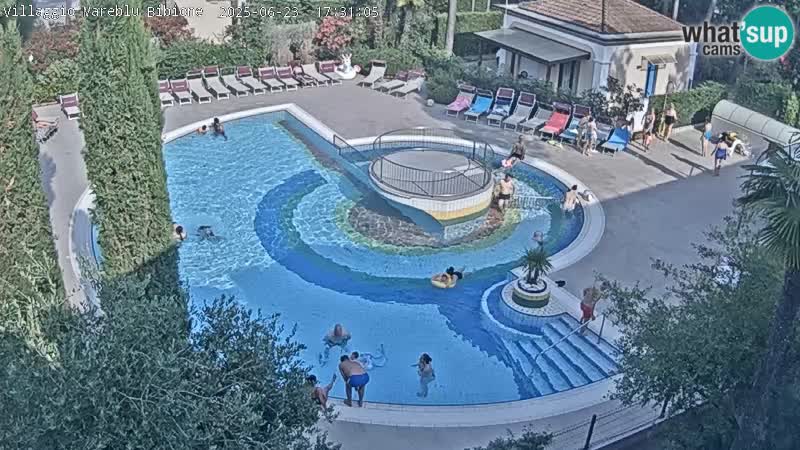 Piscina Villaggio Mare Blu webcam LIVE Bibione Pineda – Italia