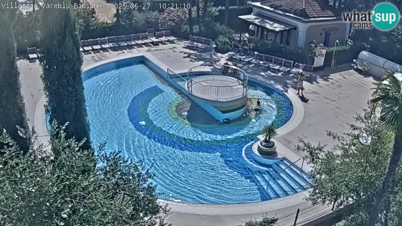 Villaggio Mare Blu pool LIVE webcam Bibione Pineda – Italy