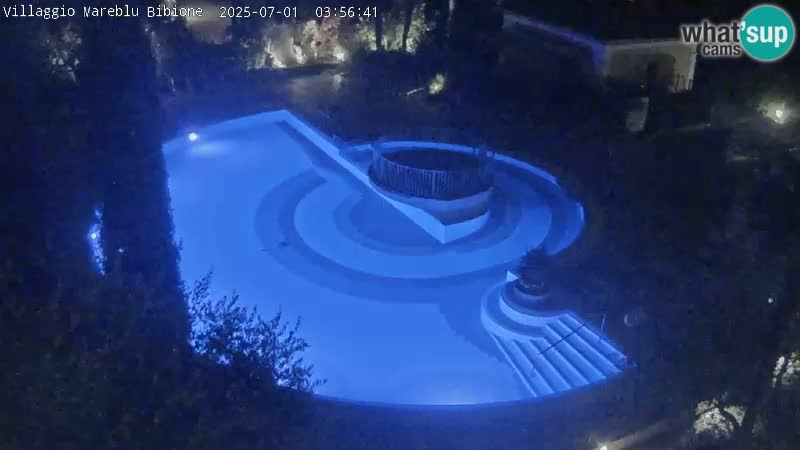 Villaggio Mare Blu bazen UŽIVO web kamera Bibione Pineda – Italija