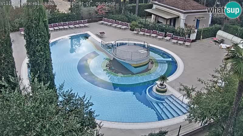 Piscina Villaggio Mare Blu EN VIVO webcam Bibione Pineda – Italia
