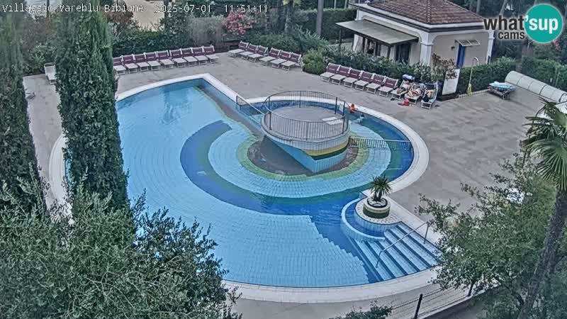 Piscina Villaggio Mare Blu EN VIVO webcam Bibione Pineda – Italia