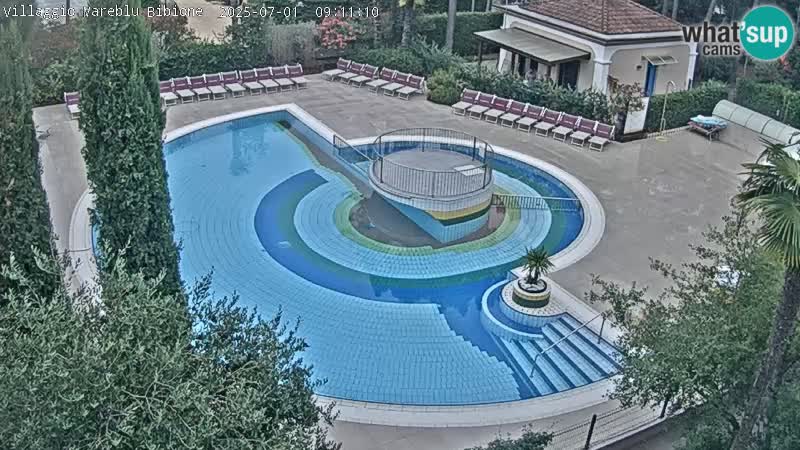 Villaggio Mare Blu pool LIVE webcam Bibione Pineda – Italy