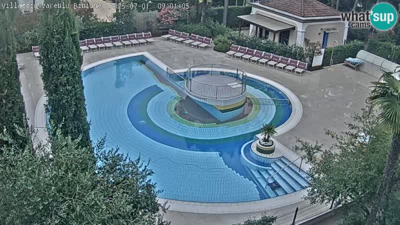Villaggio Mare Blu pool LIVE webcam Bibione Pineda – Italy