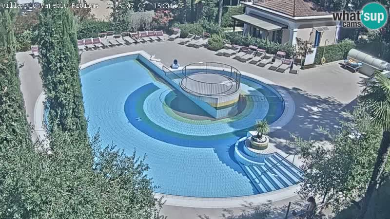 Piscina Villaggio Mare Blu webcam LIVE Bibione Pineda – Italia