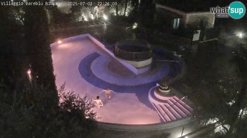 Villaggio Mare Blu bazen Spletna kamera V živo Bibione Pineda – Italija