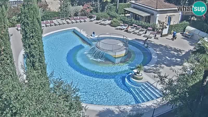 Piscina Villaggio Mare Blu webcam LIVE Bibione Pineda – Italia