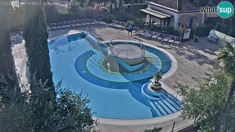 Villaggio Mare Blu Pool LIVE-Webcam Bibione Pineda – Italien