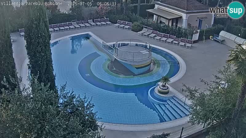 Villaggio Mare Blu pool LIVE webcam Bibione Pineda – Italy
